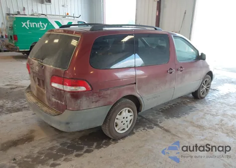2001 Toyota Sienna Le/Xle из США, поврежденный, VIN 4T3ZF13C71U401446